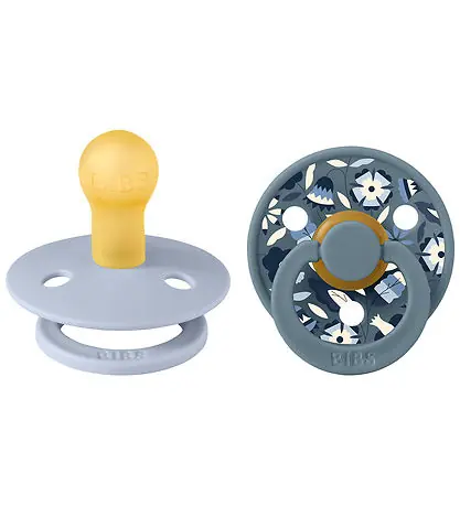 Handla nu BIBS X Liberty Colour Nappar - 2-pack - Stl. 2 - Rund - Dusty Bl