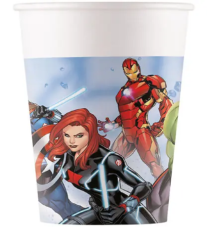Extra rabatt Decorata Party Pappmugg - 8-pack - 200 ml - Avengers Infinity St