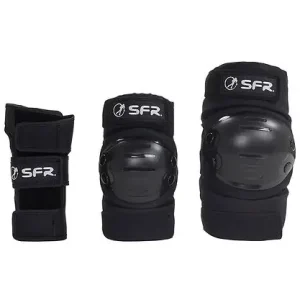 Expressleverans SFR Skyddsset - Youth Ramp Triple Pad Set - Svart