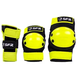 Snabb frakt SFR Skyddsset - Youth Ramp Triple Pad Set - Svart/Lime