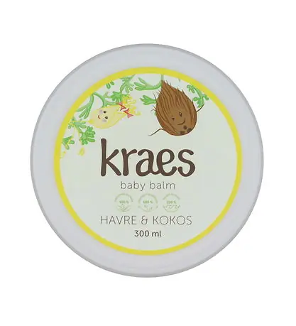 Kraes Baby Balsam - Havre & Kokos - 300 ml Snabb frakt