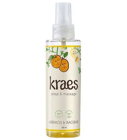 I lager Kraes Care & Massage Oil - Aprikos & Baobab - 150 ml