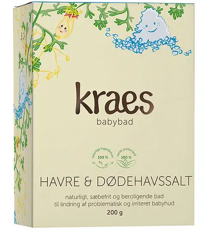 Kraes Babybad - Havre & Dödahavssalt - 200 g Extra rabatt