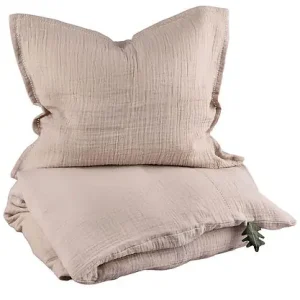 Billigare Sebra Sängkläder - Baby - Muslin - Seabreeze Beige