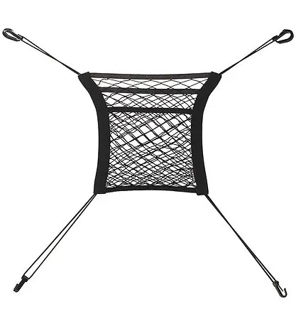 Dooky Organizer För bilbarnstol - 28x28 cm - Svart Billigare