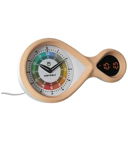 Kampanj Kidywolf Väckarklocka - Analog/Digital - Barnalarm - Bronze