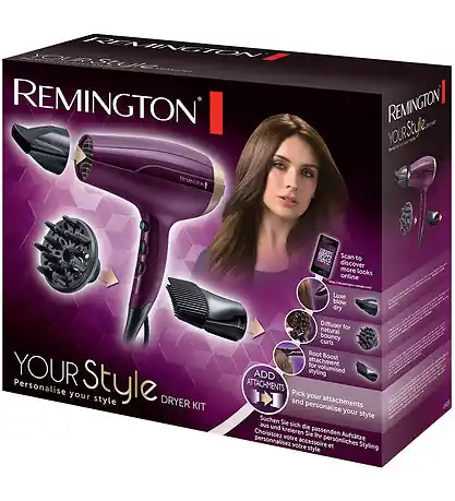 Remington Hårtork - Your Style Dryer Kit - D5219 Handla nu