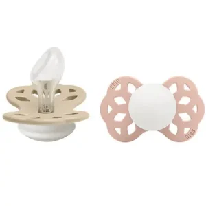 Bästa pris BIBS Infinity Lysande nappar - 2-pack - Stl. 2 - Anatomisk - Van