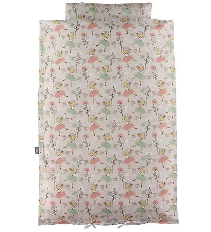 Bästa pris Nørgaard Madsens Sängkläder - Baby - Beige m. Rosa Ballerina
