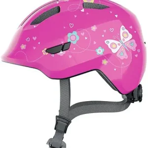 Abus Cykelhjälm - Smiley 3.0 - Rosa Fluga Snabb frakt
