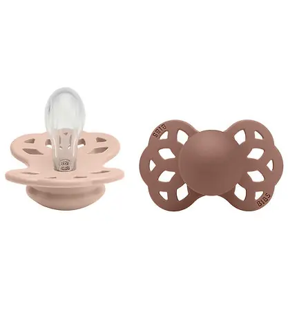 BIBS Infinity Nappar - 2-pack - Stl. 1 - Symmetrisk - Blush/Wood Kampanjpris