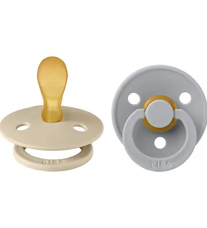 BIBS Colour Nappar - 2-pack - Stl. 1 - Symmetrisk - Vanilla/Clou Billig