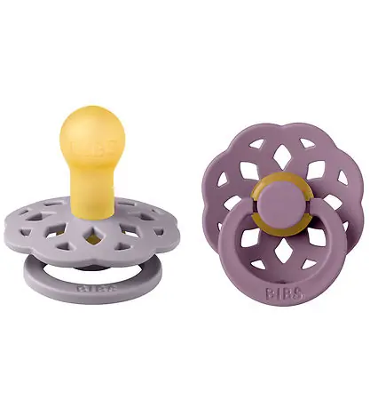 BIBS Böhmen Nappar - 2-pack - Stl. 1 - Rund - Fossil Grey/Mauve Köp online
