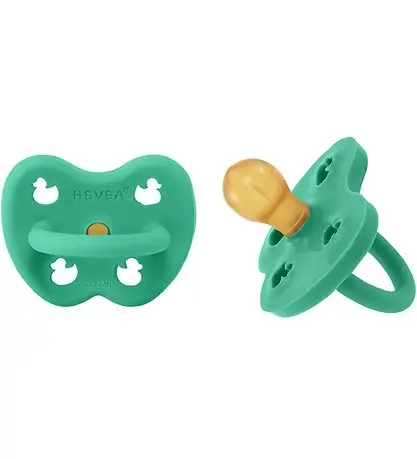 Outlet Hevea Nappar - 3-36 mån. - 2-pack - Naturgummi - Pop of Green