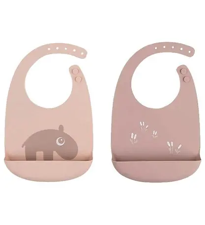 Handla nu Done By Deer Haklapp m. Ficka - 2-Pack - Silikon - Ozzo - Powde