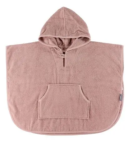 Sista chansen Nørgaard Madsens Badponcho m. Huva/Ficka - 70x50 cm - Pale Mau