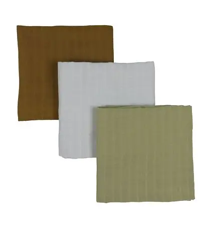 by KlipKlap Muslinfilt - 3-pack - 70x60 - Golden Brown Billigare