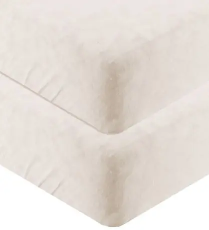 Beställ nu Leander Dra-På-Lakan - 60x140 - 2-pack - Cappuccino