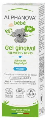 Fynd Alphanova Baby Ekologisk Tandköttsgel för Första Tänderna 20 ml