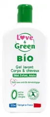 Love & Green Ekologisk Tvättgel Kropp & Hår 500 ml Rabatter