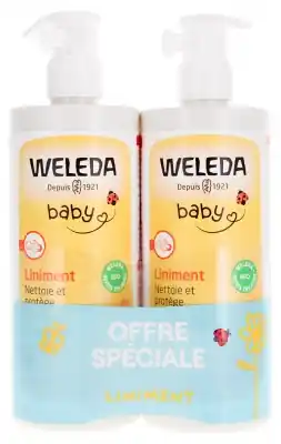 Rabatt Weleda Baby Liniment Calendula Set med 2 x 400 ml
