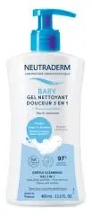 Neutraderm Baby Mild Rengöringsgel 3-i-1 400 ml Rea