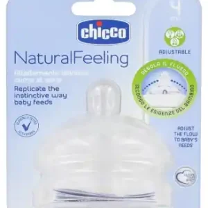 Chicco Natural Feeling 2 Nivåreglerbar Napp 4 Månader och + Populärt val