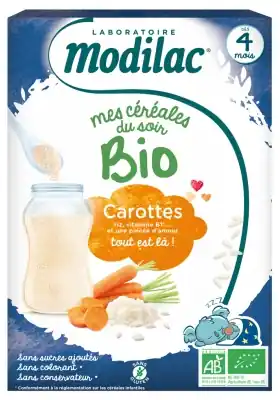 Utförsäljning Modilac Mitt Kvällsgröt Ekologisk Från 4 Månader Morot 250 g