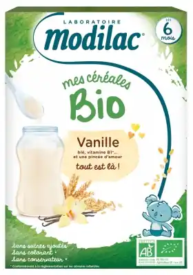Modilac Mina Ekologiska Spannmål Från 6 Månader Vanilj 250 g Beställ idag