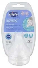 Billig Chicco Physio 2 Nappar Snabbt Flöde 4 Månader och Uppåt
