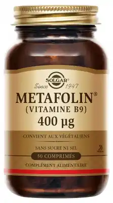 Solgar Metafolin Vitamin B9 400 µg 50 Tabletter prisnedsättning