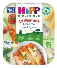Sänkt pris HiPP La Mamma Cannelloni med Grönsaker från 15 Månader Bio 250 g
