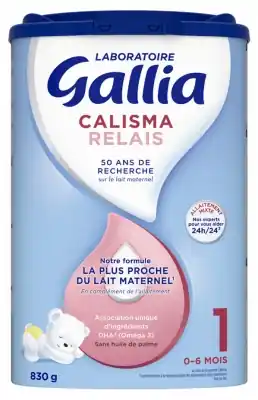 Begränsat antal Gallia Calisma Relais Ålder 1 0-6 Månader 830 g