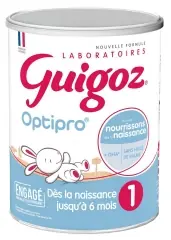 Guigoz Optipro 1 Spädbarnsmjölk Från Födseln Upp Till 6 Månader 780 g Köp nu