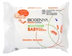BioGenya Baby Wipes i Ren Bomull 20 Våtservetter Beställ idag
