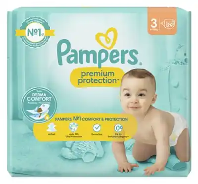 Extra rabatt Pampers Premium Protection Storlek 3 29 Blöjor (6-10 kg)