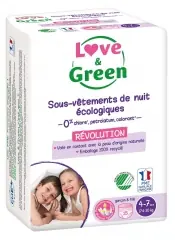 Rabatter Love & Green Ekologiska Nattunderkläder 4-7 År (17-30 kg) 15 Enheter