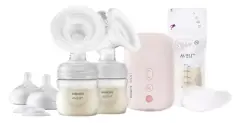 Avent Elektrisk Dubbel Bröstpump SCF397/31 Kundfavorit