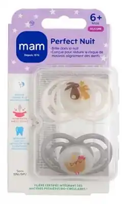 MAM 2 Nappar Perfect Natt 6 Månader och + prisnedsättning