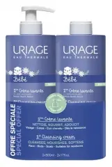 Sista chansen Uriage Baby 1 a Tvättkräm 2 x 500 ml Set