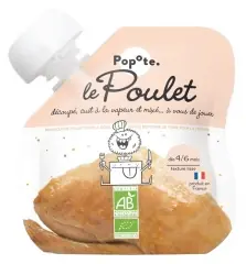 Popote Matpåse Kycklingpuré Från 4/6 Månader Ekologisk 60 g Kampanjpris