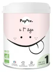 Popote Första Åldern 0 till 6 Månader Ekologisk 800 g Populär