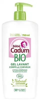 Cadum Bébé Cadum Tvättgel Natural Caresse Bio 750 ml Nyhet