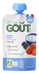 Good Goût Jordgubbsbjörnbärsyoghurt från 6 månader Bio 90 g Rabatter