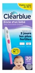 Clearblue Digital Ägglossningstest 2 Dagar 20 Enheter Rea