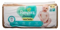 Pampers New Baby Harmonie Storlek 2 50 Blöjor (4-8 kg) Extra rabatt