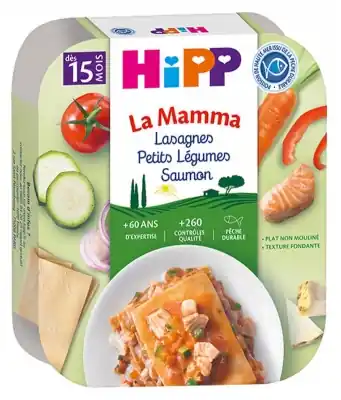 Sista chansen HiPP La Mamma Lasagne med Små Grönsaker och Lax från 15 månader 250 g