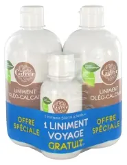 prisnedsättning Gifrer Stabiliserad Oléo-kalk Liniment Förpackning med 2 x 500 ml + 1 Reseliniment 100 ml Erbjuds