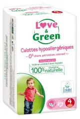 Reapris Love & Green Hypoallergena Byxor 20 Byxor Storlek 4 (8-15 kg)