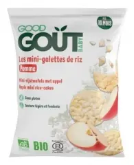 Good Goût Mini Riskakor med Äpple Från 10 Månader Ekologisk 40 g Kampanj